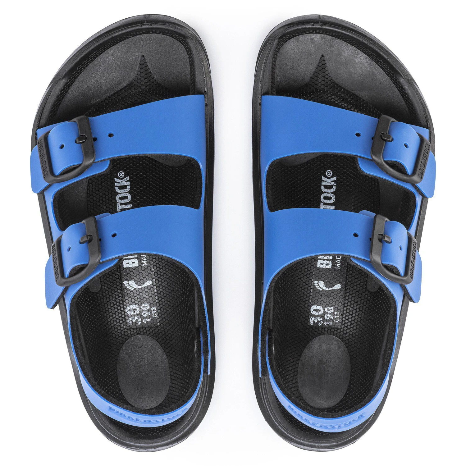 Birkenstock Mogami Kids Birko-Flor Ultrablue-Black 2 Birkenstock Mogami Kids Birko-Flor Ultrablue-Black - Image 2
