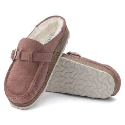 Birkenstock Buckley Shearling Suede Leather Pink Clay 12 Birkenstock Buckley Shearling Suede Leather Pink Clay -Birkenstock Sale Store 1023366 sole