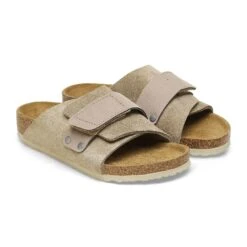 Birkenstock Kyoto Kids Suede Nubuck Taupe -Birkenstock Sale Store 1023475 pair