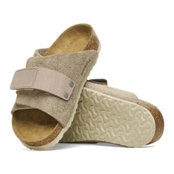 Birkenstock Kyoto Kids Suede Nubuck Taupe -Birkenstock Sale Store 1023475 sole
