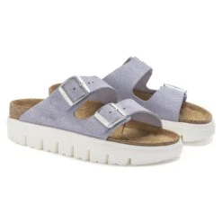 Arizona Chunky Suede Leather Purple Fog -Birkenstock Sale Store 1023499 pair