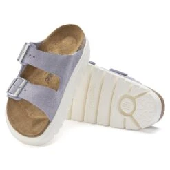 Arizona Chunky Suede Leather Purple Fog -Birkenstock Sale Store 1023499 sole