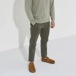 Birkenstock London Suede Leather Mink -Birkenstock Sale Store 1023519 f look m