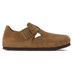 Birkenstock London Suede Leather Mink -Birkenstock Sale Store 1023519 side