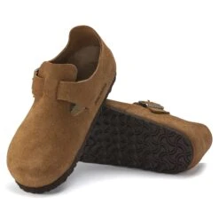 Birkenstock London Suede Leather Mink -Birkenstock Sale Store 1023519 sole
