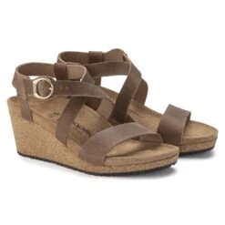Sibyl Ring-Buckle Oiled Leather Cognac -Birkenstock Sale Store 1023523 pair