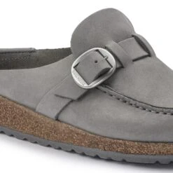 Birkenstock Buckley Nubuck Leather Dove Gray -Birkenstock Sale Store 1023527 detail 1