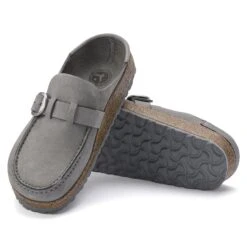 Birkenstock Buckley Nubuck Leather Dove Gray -Birkenstock Sale Store 1023527 sole