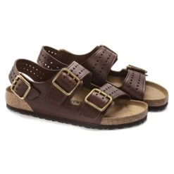 Birkenstock Milano Bold Leather Roast -Birkenstock Sale Store 1023595 pair