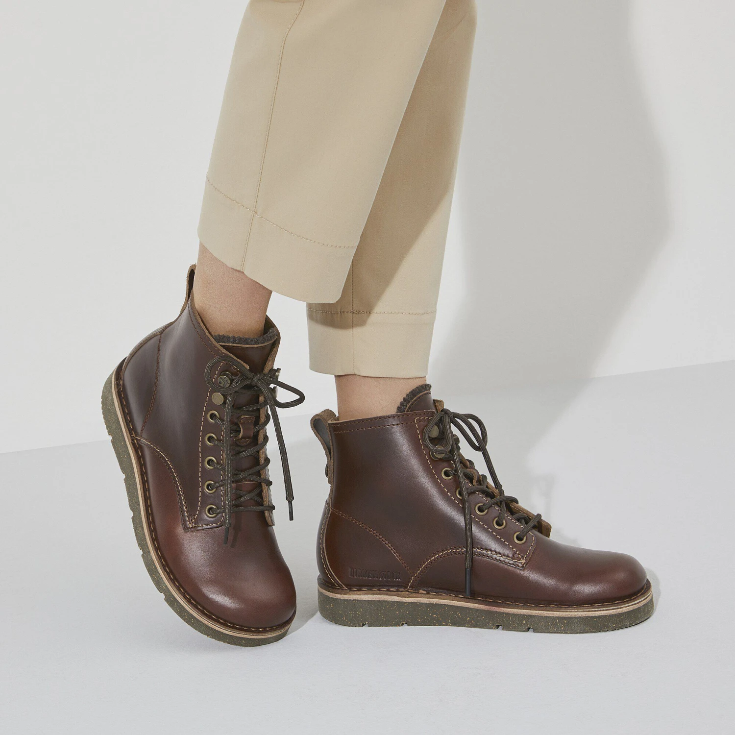 Birkenstock Birmingham Lace Women Oiled Leather Roast 10 Birkenstock Birmingham Lace Women Oiled Leather Roast - Image 10