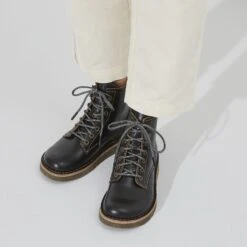 Birkenstock Birmingham Lace Women Oiled Leather Black -Birkenstock Sale Store 1023685 detail 8