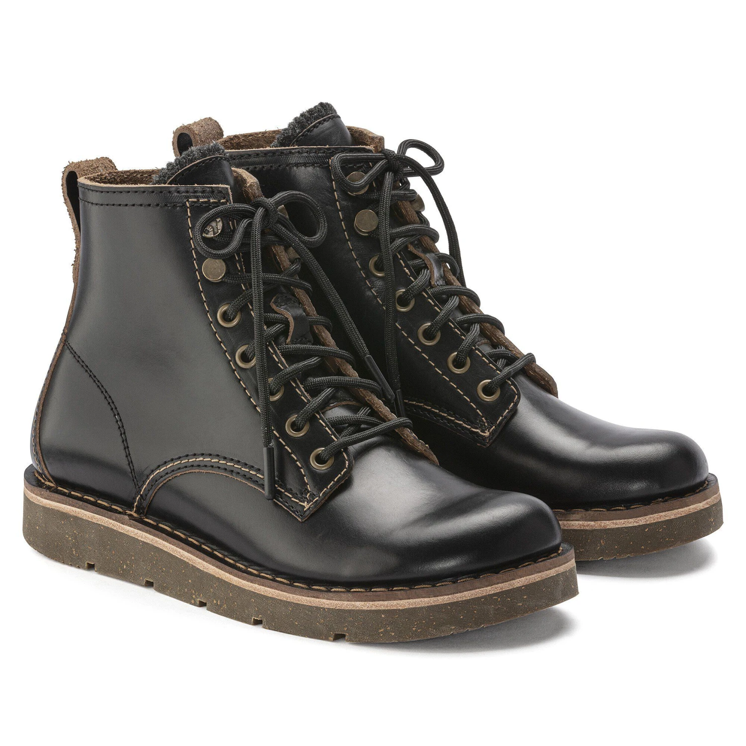 Birkenstock Birmingham Lace Men Oiled Leather Black 4 Birkenstock Birmingham Lace Men Oiled Leather Black - Image 4