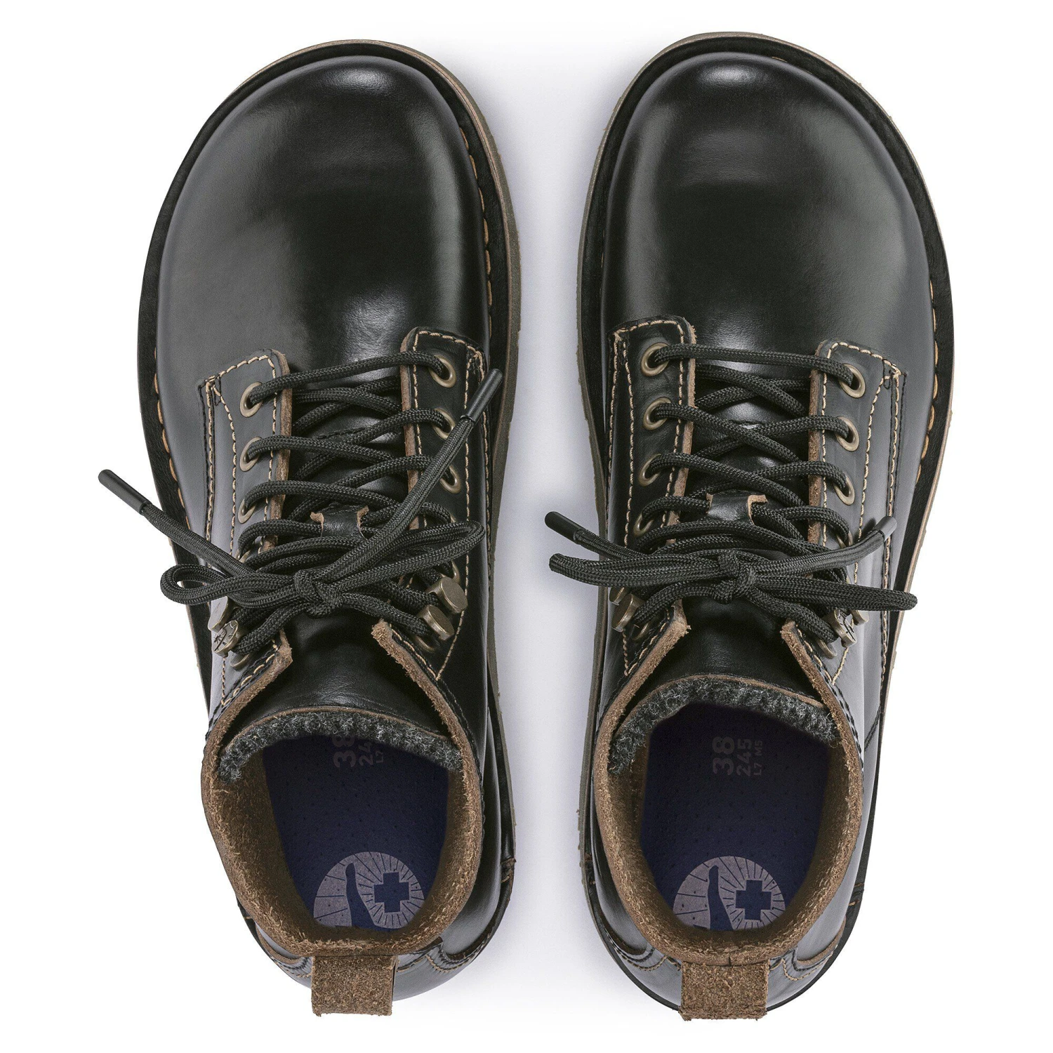 Birkenstock Birmingham Lace Men Oiled Leather Black 2 Birkenstock Birmingham Lace Men Oiled Leather Black - Image 2