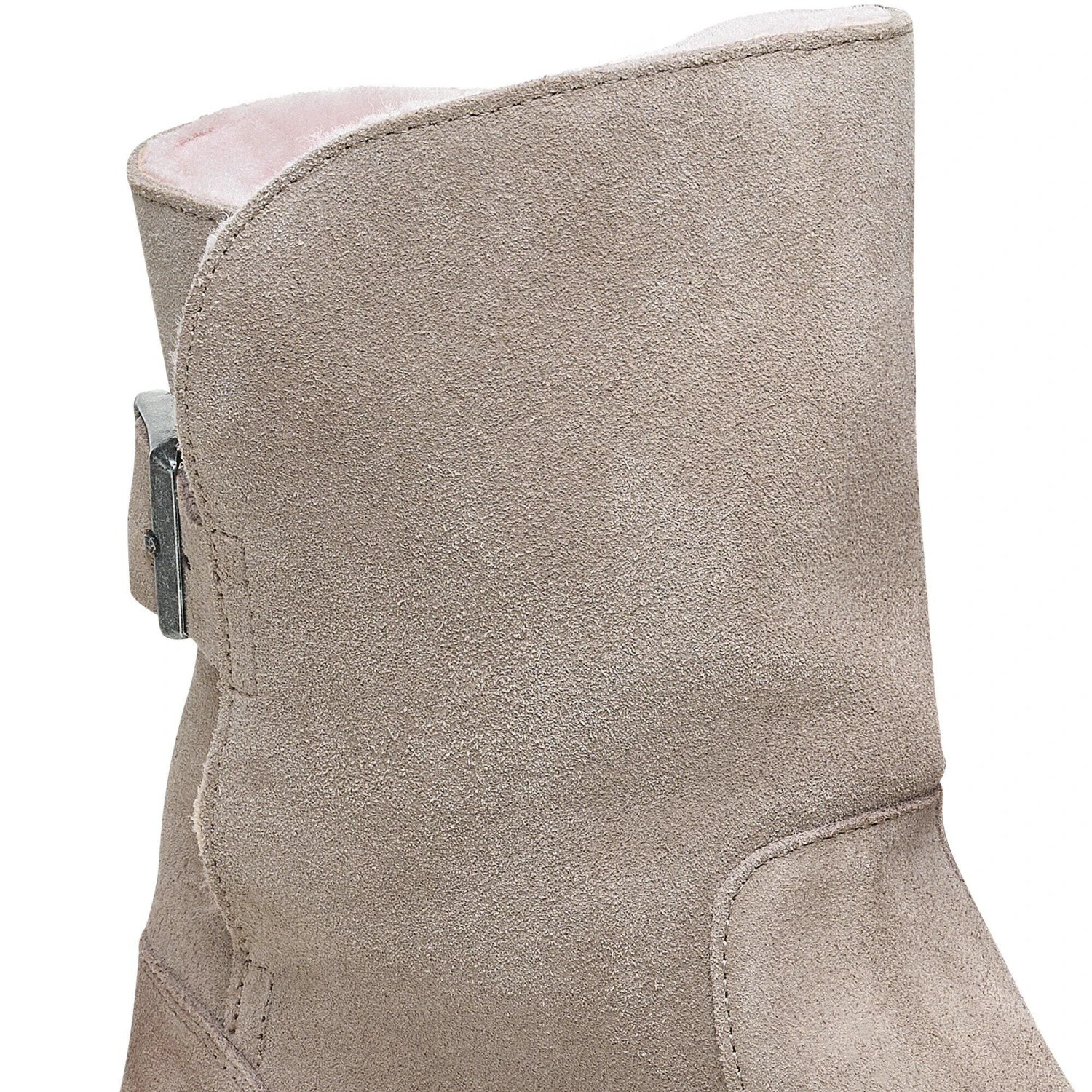 Birkenstock Uppsala Shearling Suede Leather Gray Taupe 9 Birkenstock Uppsala Shearling Suede Leather Gray Taupe - Image 9