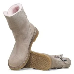 Birkenstock Uppsala Shearling Suede Leather Gray Taupe 15 Birkenstock Uppsala Shearling Suede Leather Gray Taupe -Birkenstock Sale Store 1023742 sole