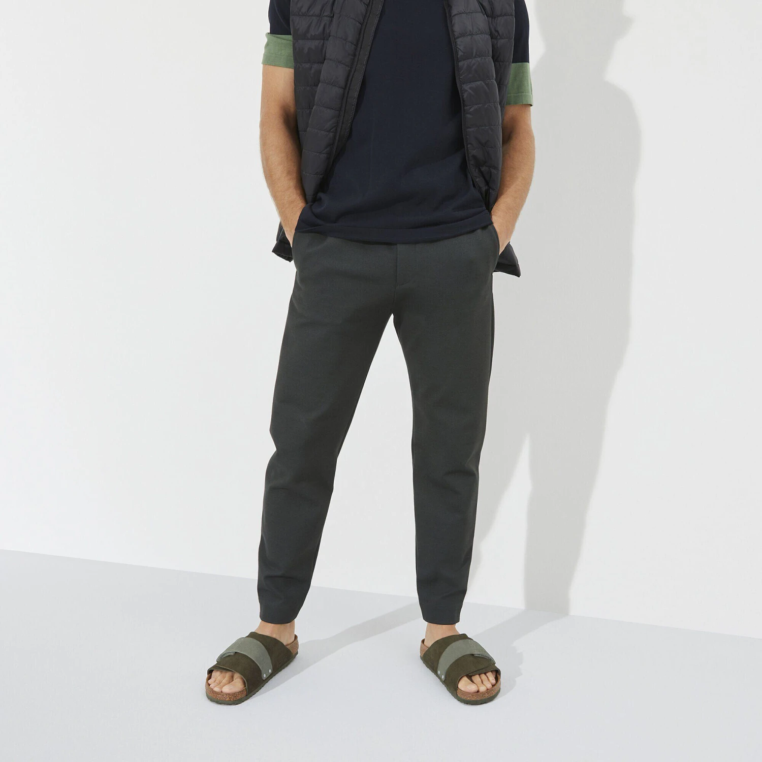 Birkenstock Kyoto Suede Leather Thyme 6 Birkenstock Kyoto Suede Leather Thyme - Image 6