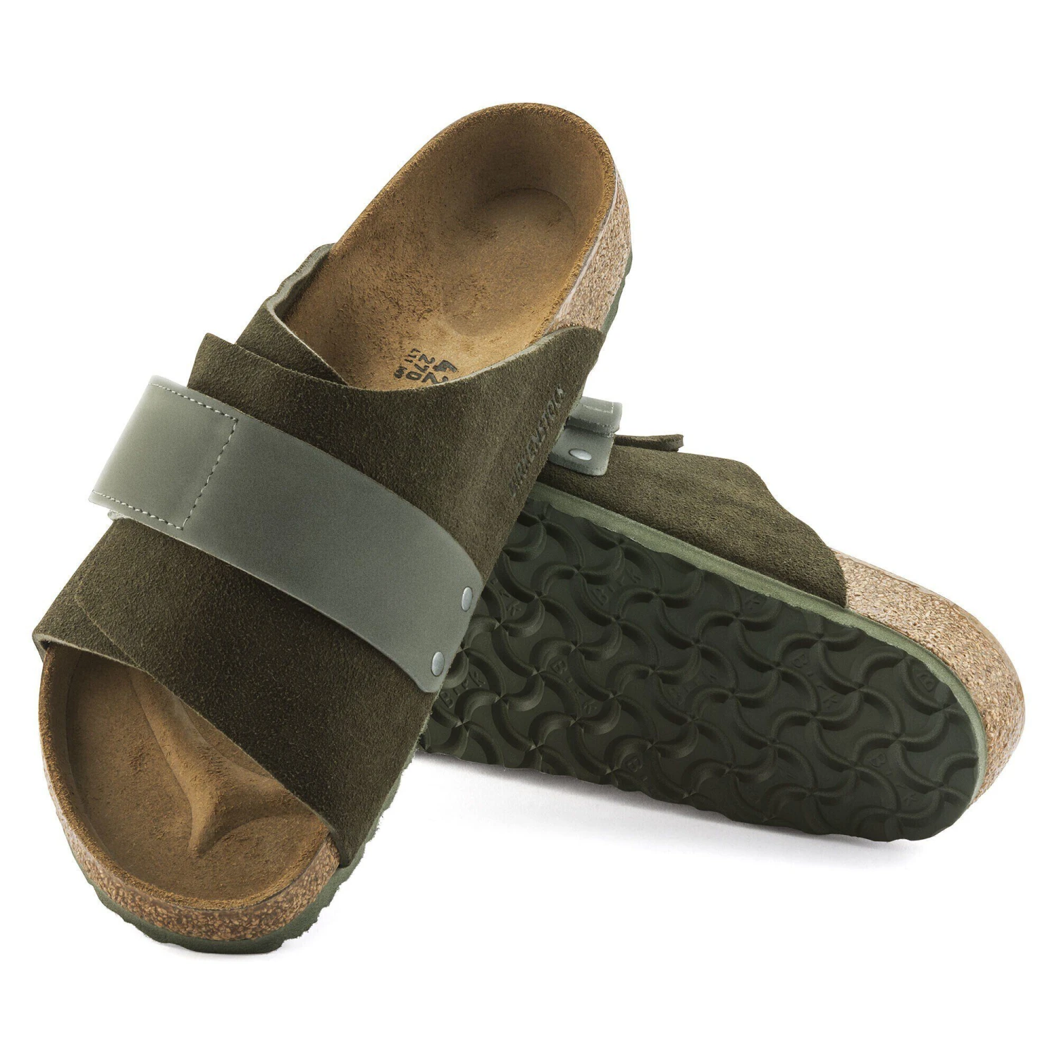 Birkenstock Kyoto Suede Leather Thyme 2 Birkenstock Kyoto Suede Leather Thyme - Image 2