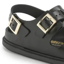 Birkenstock Cannes Leather Black -Birkenstock Sale Store 1023919 detail 1