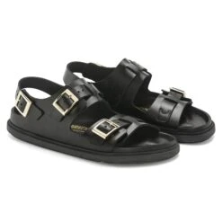 Birkenstock Cannes Leather Black -Birkenstock Sale Store 1023919 pair