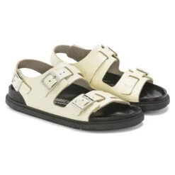 Birkenstock Cannes Leather Butter -Birkenstock Sale Store 1023926 pair