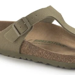 Birkenstock Gizeh Vegan Textile Faded Khaki -Birkenstock Sale Store 1023929 detail 1