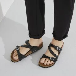 Birkenstock Salina Birko-Flor Magic Galaxy Black -Birkenstock Sale Store 1023937 f closeup f