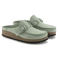 Birkenstock Buckley Nubuck Leather Matcha -Birkenstock Sale Store 1023949 pair