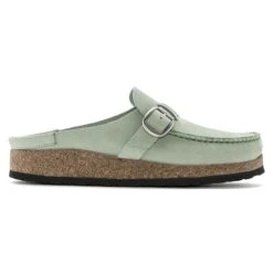 Birkenstock Buckley Nubuck Leather Matcha -Birkenstock Sale Store 1023949 side