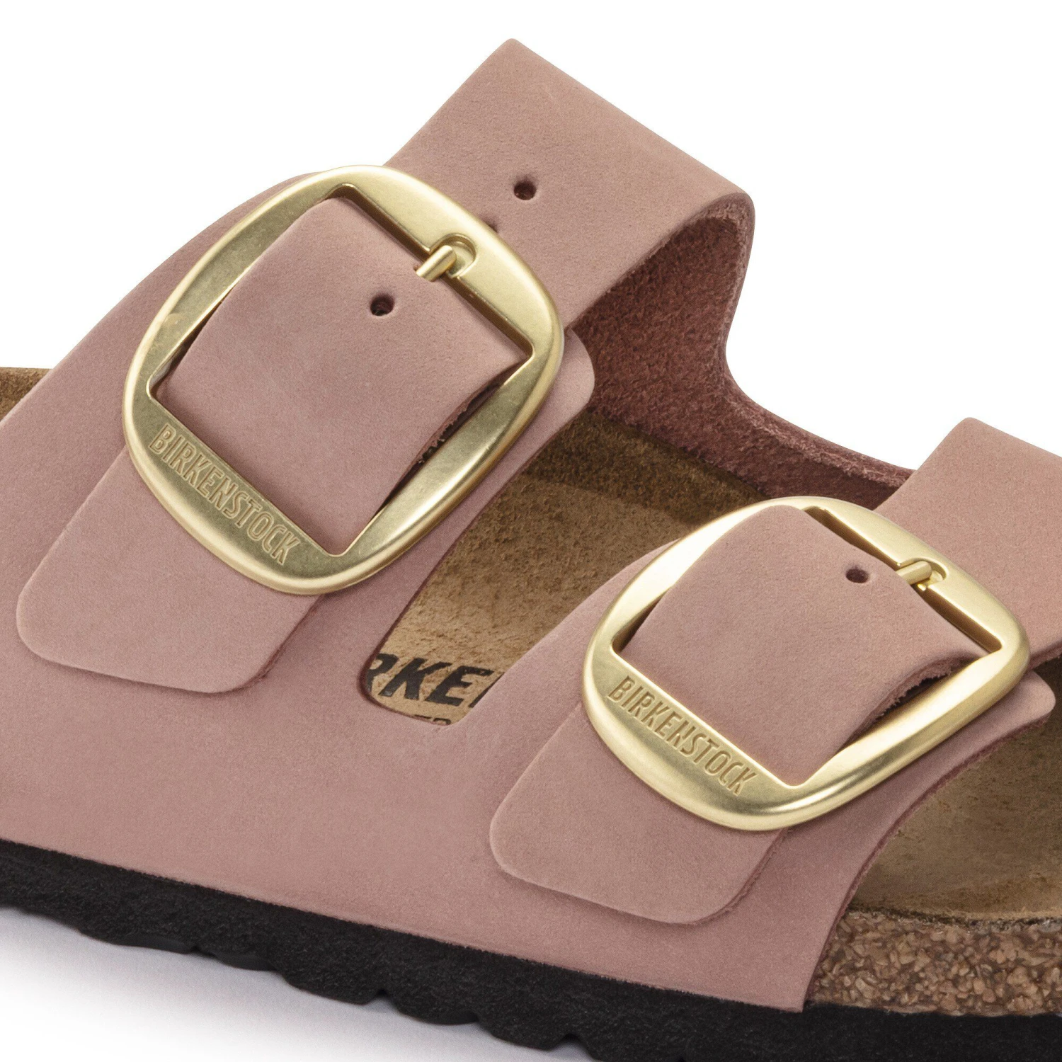 Birkenstock Arizona Big Buckle Nubuck Leather Old Rose 5 Birkenstock Arizona Big Buckle Nubuck Leather Old Rose - Image 5