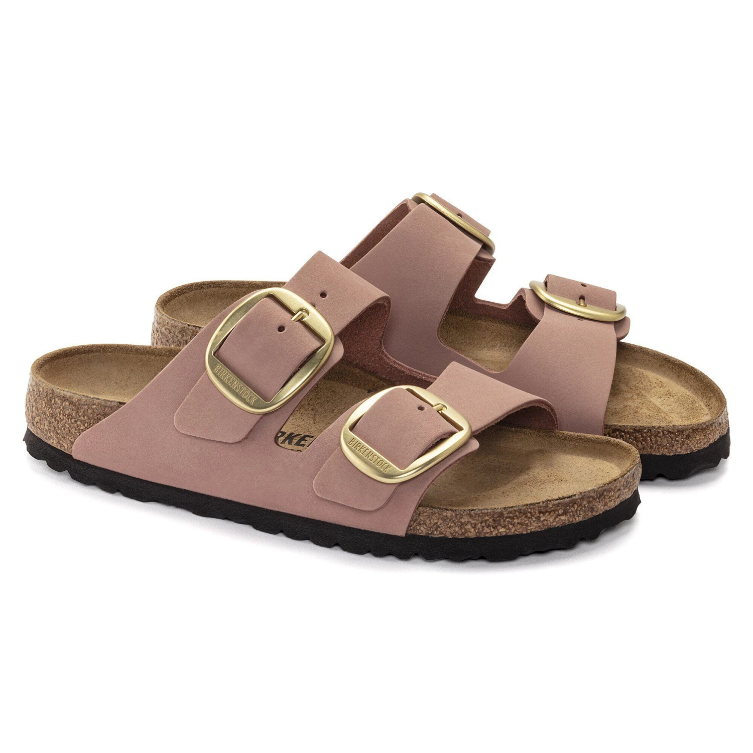 Birkenstock Arizona Big Buckle Nubuck Leather Old Rose 7 Birkenstock Arizona Big Buckle Nubuck Leather Old Rose - Image 7