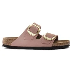 Birkenstock Arizona Big Buckle Nubuck Leather Old Rose 10 Birkenstock Arizona Big Buckle Nubuck Leather Old Rose -Birkenstock Sale Store 1023963 side