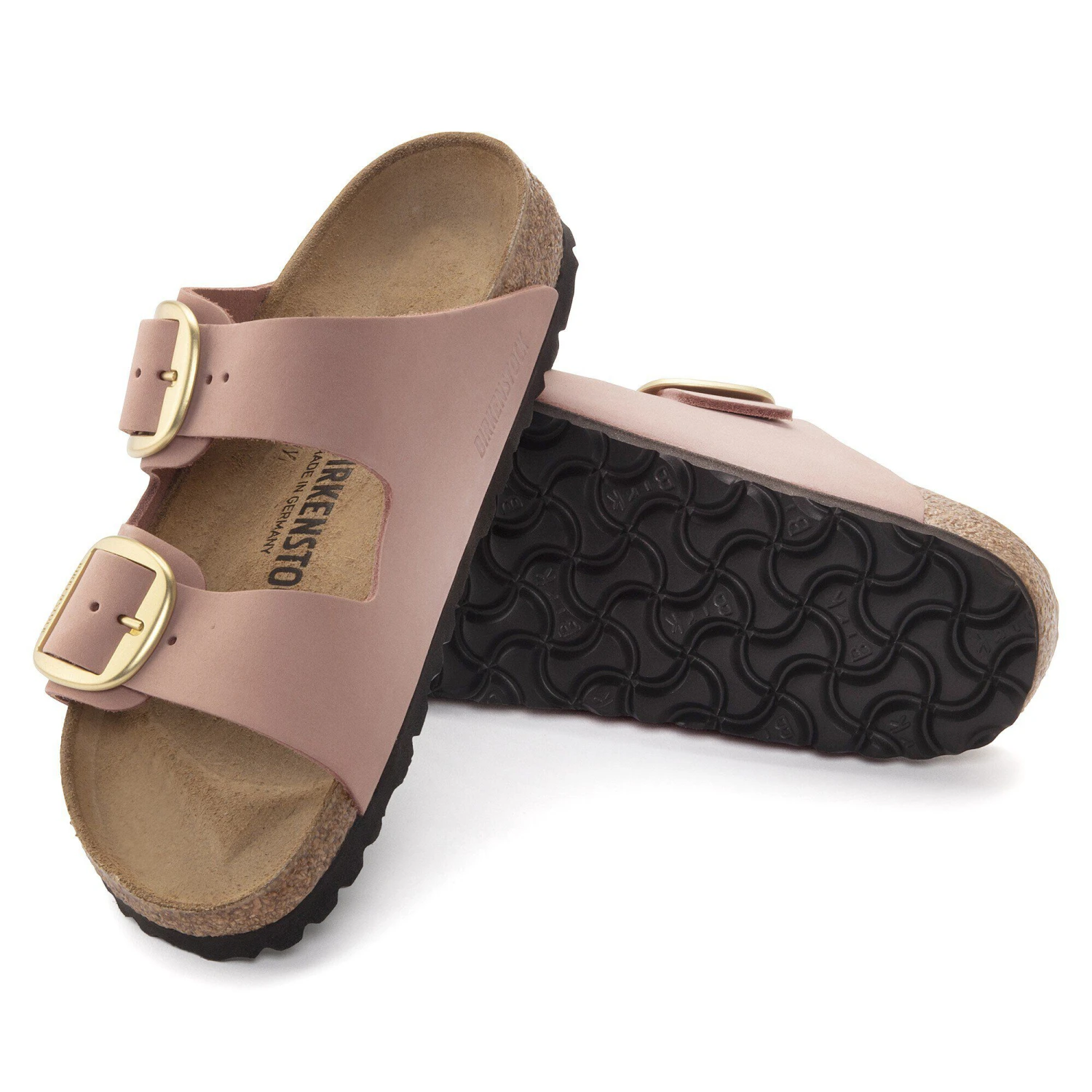 Birkenstock Arizona Big Buckle Nubuck Leather Old Rose 8 Birkenstock Arizona Big Buckle Nubuck Leather Old Rose - Image 8