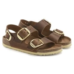 Birkenstock Milano Big Buckle Oiled Leather Cognac 11 Birkenstock Milano Big Buckle Oiled Leather Cognac -Birkenstock Sale Store 1023972 pair
