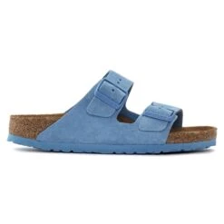 Birkenstock Arizona Soft Footbed Suede Leather Sky Blue -Birkenstock Sale Store 1023980 side