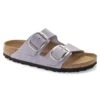 Birkenstock Arizona Big Buckle Nubuck Leather Purple Fog