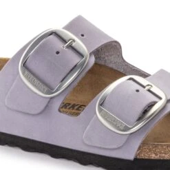 Birkenstock Arizona Big Buckle Nubuck Leather Purple Fog -Birkenstock Sale Store 1024000 detail 1