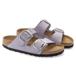 Birkenstock Arizona Big Buckle Nubuck Leather Purple Fog -Birkenstock Sale Store 1024000 pair