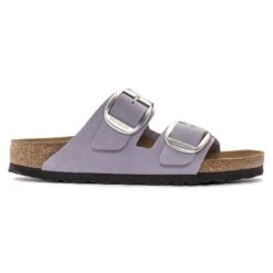 Birkenstock Arizona Big Buckle Nubuck Leather Purple Fog -Birkenstock Sale Store 1024000 side