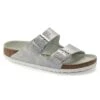 Birkenstock Arizona Vegan Microfiber Iridescent Matcha