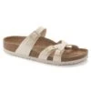 Birkenstock Franca Vegan Textile Canvas Eggshell