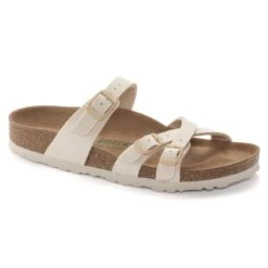 Birkenstock Franca Vegan Textile Canvas Eggshell