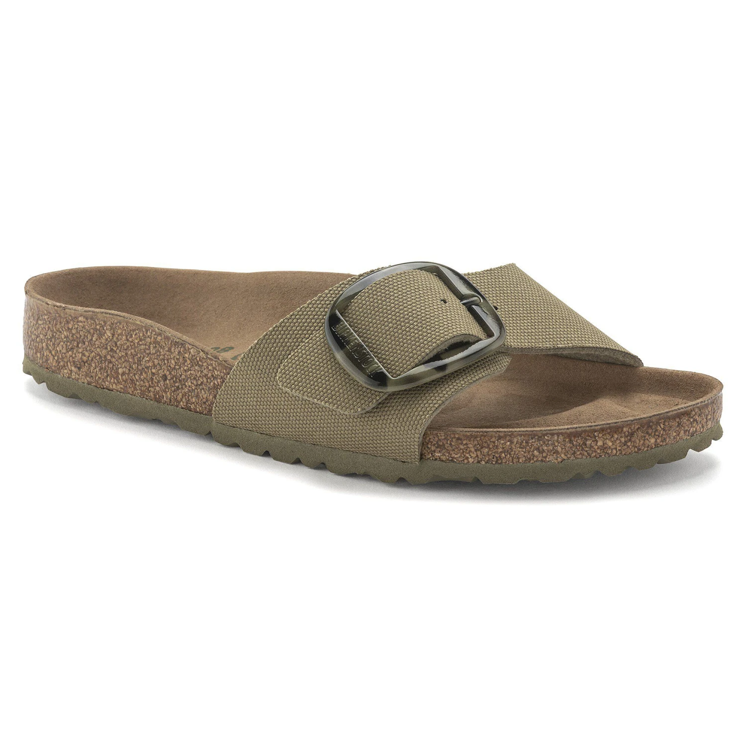 Birkenstock Madrid Vegan Big Buckle Textile Faded Khaki 1 Birkenstock Madrid Vegan Big Buckle Textile Faded Khaki