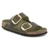 Birkenstock Arizona Big Buckle Oiled Leather Olive Green