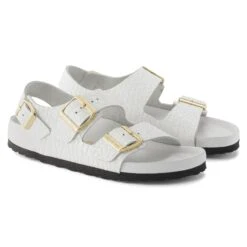 Birkenstock Milano Embossed Leather Emboss White 15 Birkenstock Milano Embossed Leather Emboss White -Birkenstock Sale Store 1024160 pair