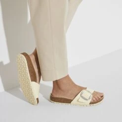 Birkenstock Madrid Big Buckle Natural Leather Patent High Shine Butter 12 Birkenstock Madrid Big Buckle Natural Leather Patent High Shine Butter -Birkenstock Sale Store 1024173 f closeup f