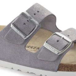 Birkenstock Arizona Suede Leather Purple Fog -Birkenstock Sale Store 1024178 detail 1
