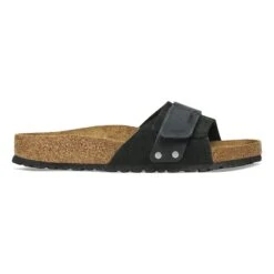 Birkenstock Oita Suede Leather Black -Birkenstock Sale Store 1024179 side