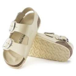 Birkenstock Milano Big Buckle Natural Leather Patent High Shine Butter 13 Birkenstock Milano Big Buckle Natural Leather Patent High Shine Butter -Birkenstock Sale Store 1024207 sole