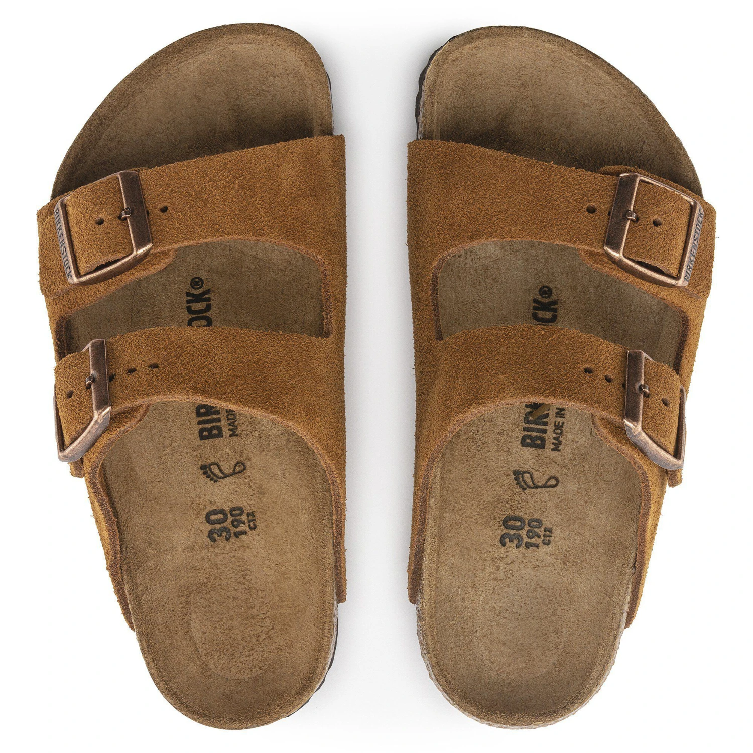 Birkenstock Arizona Kids Suede Leather Mink 2 Birkenstock Arizona Kids Suede Leather Mink - Image 2