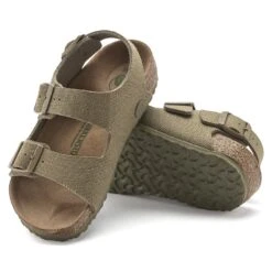 Birkenstock Milano Kids Vegan Textile Faded Khaki 10 Birkenstock Milano Kids Vegan Textile Faded Khaki -Birkenstock Sale Store 1024324 sole